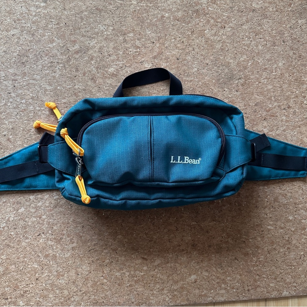 L.L.Bean Teal Ripstop Nylon Waist Pack Fanny Pack — Y2K-Inspired Outdoor Bag